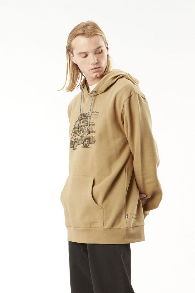 Picture D&S Dogtravel Herren Hoodie dark stone Produktbild 2