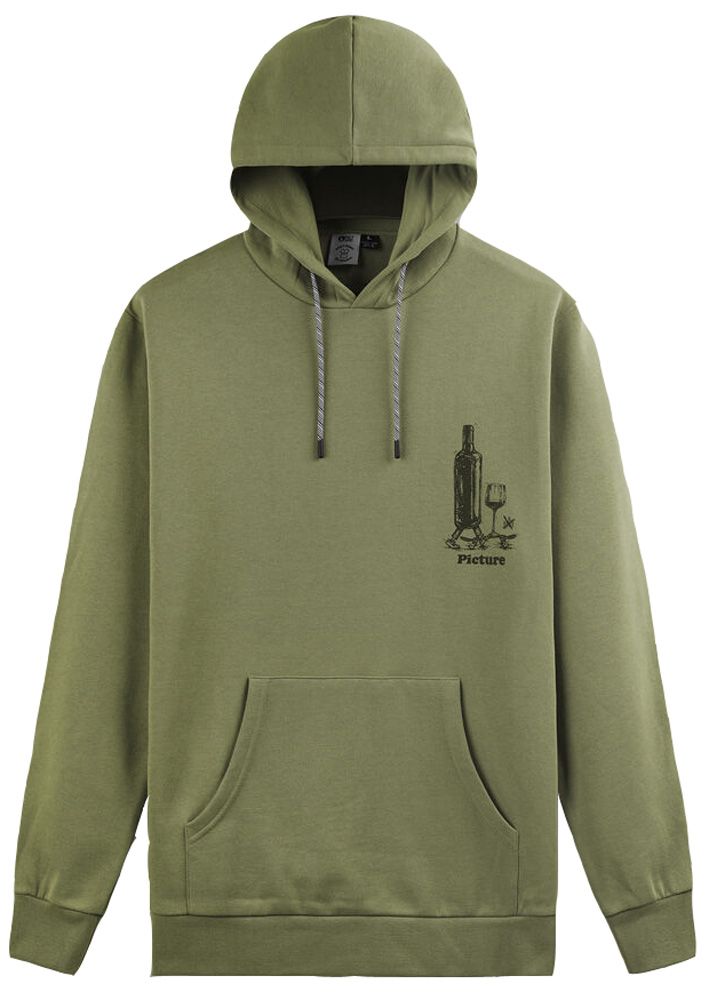 Picture D&S Wineride Herren Hoodie green spray Produktbild 0
