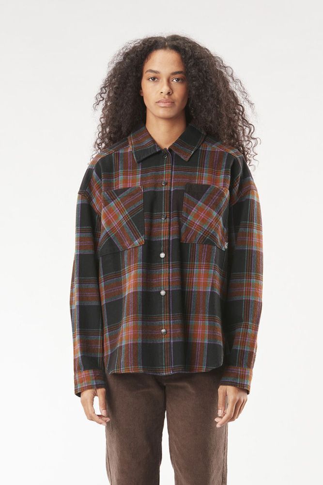 Picture Ovillera Shirt Damen Flanellhemd plaid black Produktbild 2