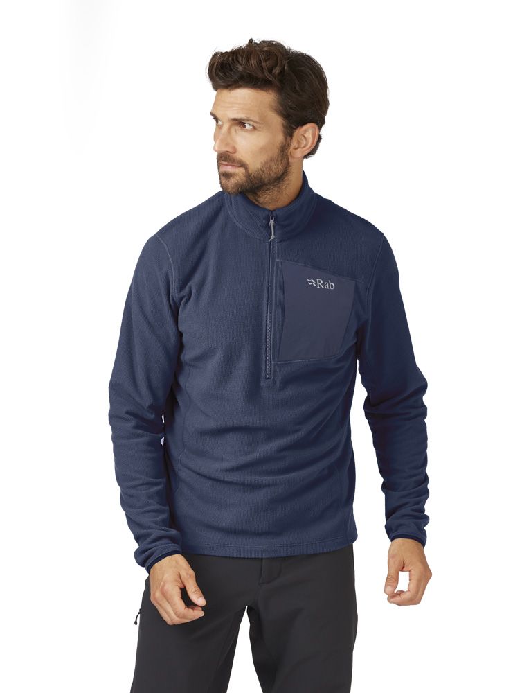 Rab Tecton Pull-on Herren Fleece Midlayer deep ink Produktbild 2