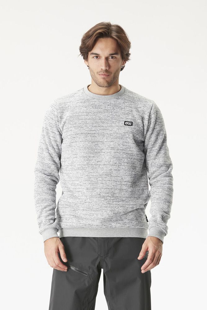 Picture Tofu Sweater Herren Fleecepullover grey melange Produktbild 1