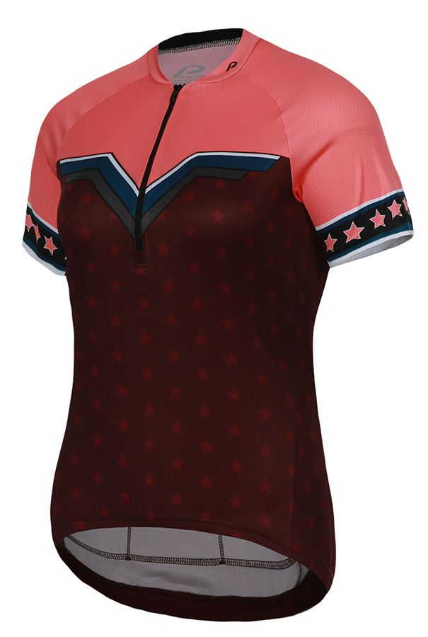 Protective P-Sweet Jane Damen Fahrradtrikot deep red Produktbild 0