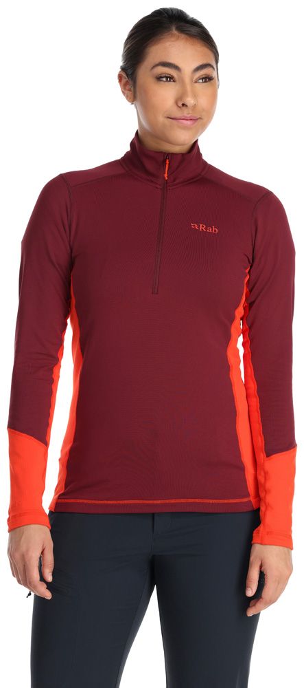 Rab Conduit Pull-on Fleece Baselayer Damen deep heather Produktbild 2
