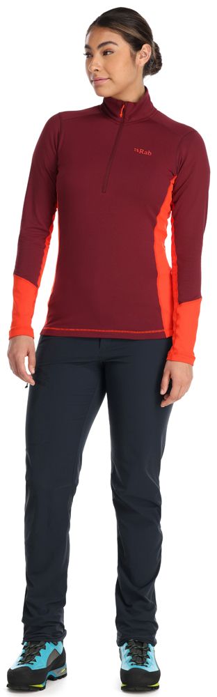 Rab Conduit Pull-on Fleece Baselayer Damen deep heather Produktbild 4