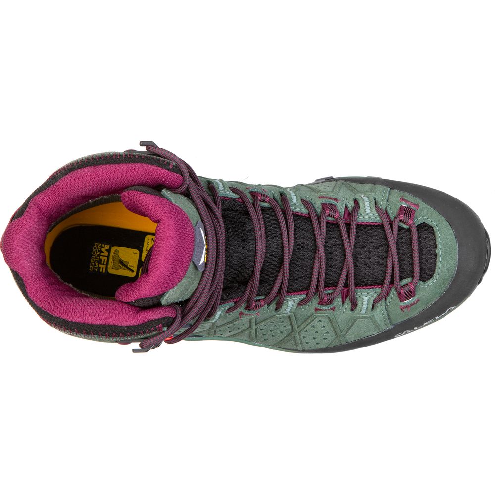 Salewa Alp Trainer 2 Mid GTX Boot Damen duck green/rhododendon Trekkingschuh Produktbild 1