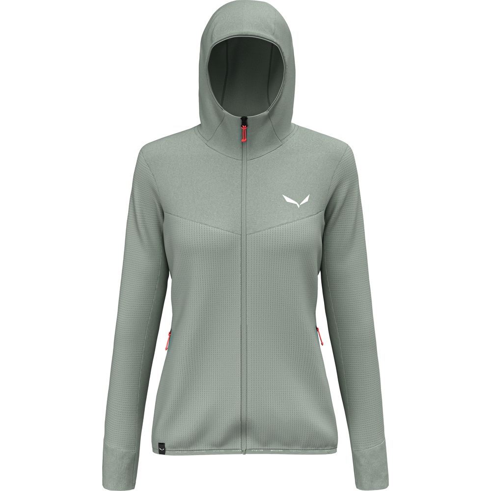 Salewa Damen Funktionsjacke Puez Waffle Hyb Pl Hd Jacket W shadow Midlayer Produktbild 0