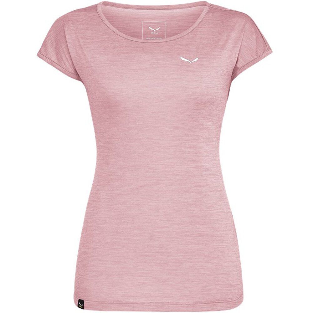 Salewa Damen T-shirt "puez Melange Dryton" zephyr melange Produktbild 0