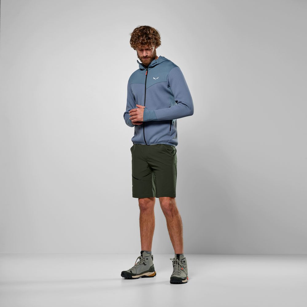 Salewa Herren Funktionsjacke Puez Waffle Hyb Pl Hd Jacket M java blue Midlayer Produktbild 3