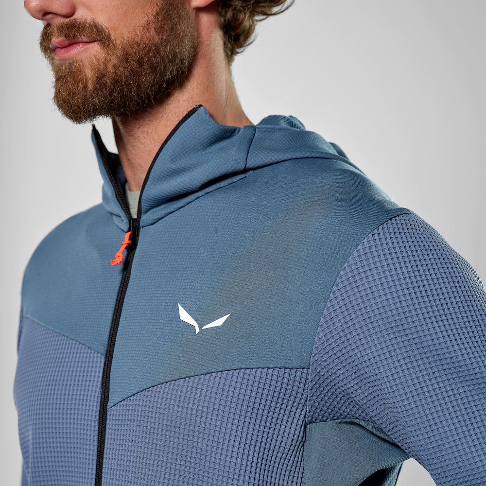 Salewa Herren Funktionsjacke Puez Waffle Hyb Pl Hd Jacket M java blue Midlayer Produktbild 5