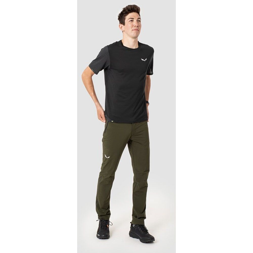 Salewa Herren Hose Pedroc 4 Dst M Reg Pants dark olive Wanderhose Produktbild 4