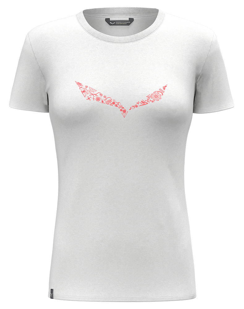 Salewa Solid Dry Damen T-Shirt white Produktbild 0