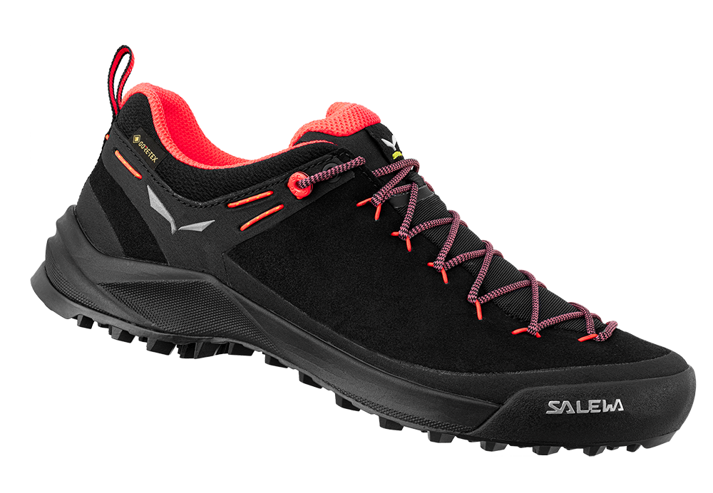 Salewa WS Wildfire Leather Damen Zustiegsschuh black/flou coral Produktbild 0