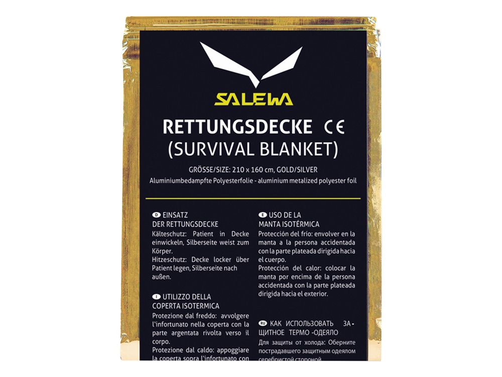 Salewa Rescue Blanket Rettungsdecke gold/silver Produktbild 0