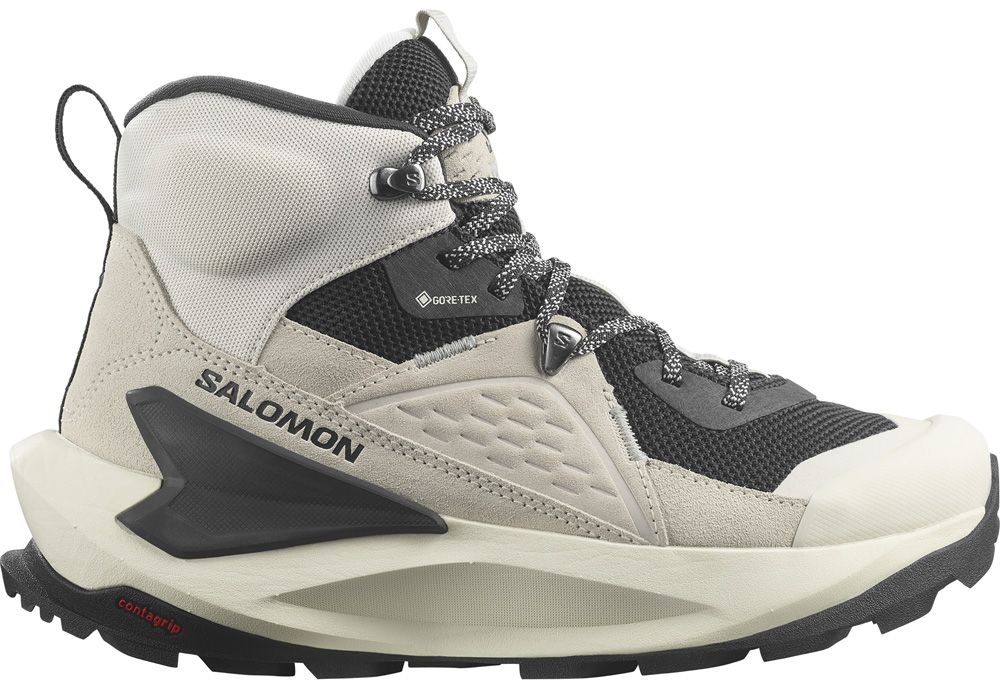 Salomon Elixier Mid GTX W Damen Wanderschuh vanilla ice/phantom/metal Produktbild 0
