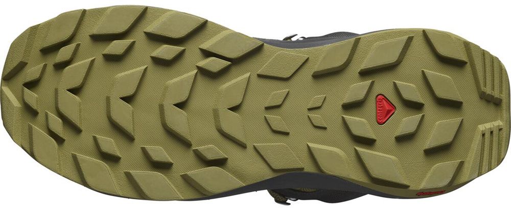 Salomon Elixier Mid GTX Herren Wanderschuh black/dried herb/southern moss Produktbild 1