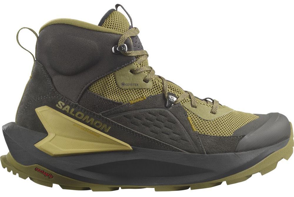 Salomon Elixier Mid GTX Herren Wanderschuh black/dried herb/southern moss Produktbild 0