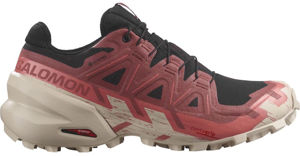 Salomon Speedcross 6 GTX W Damen Trailrunningschuh black/cow hide/faded rose Produktbild 0