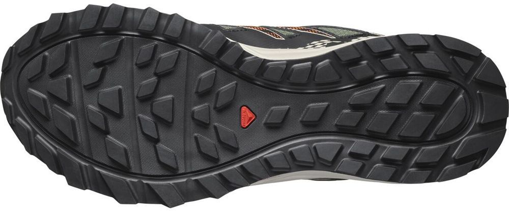 Salomon Wander GTX Herren Wanderschuh deep lichen green/rainy day/scarlet ibis Produktbild 1