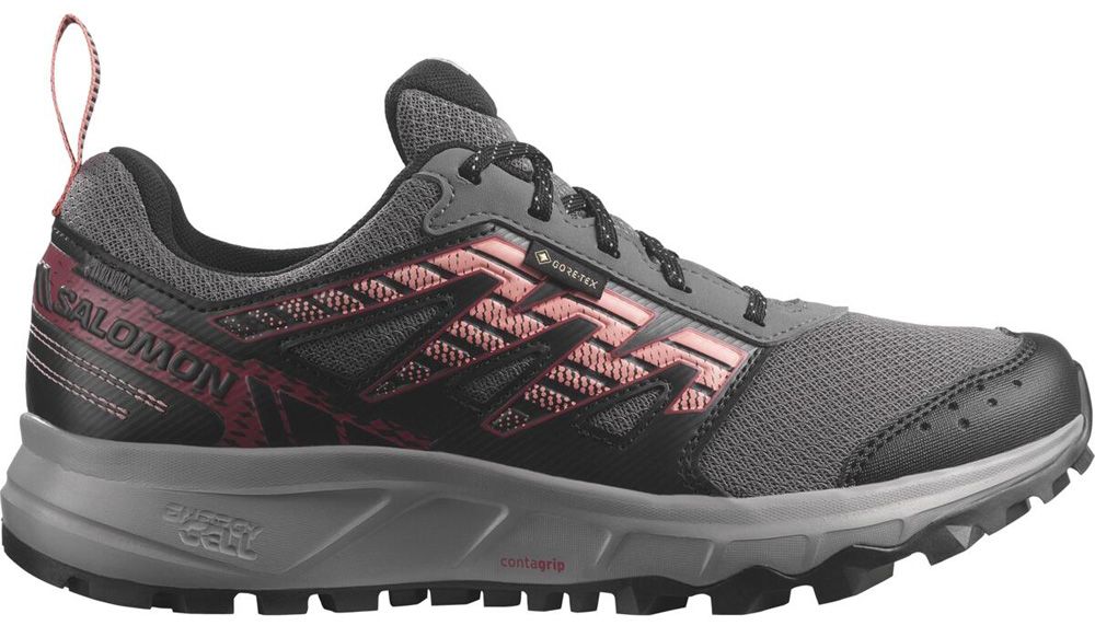 Salomon Wander GTX W Damen Wanderschuh plum kitten/black/peach amber Produktbild 0