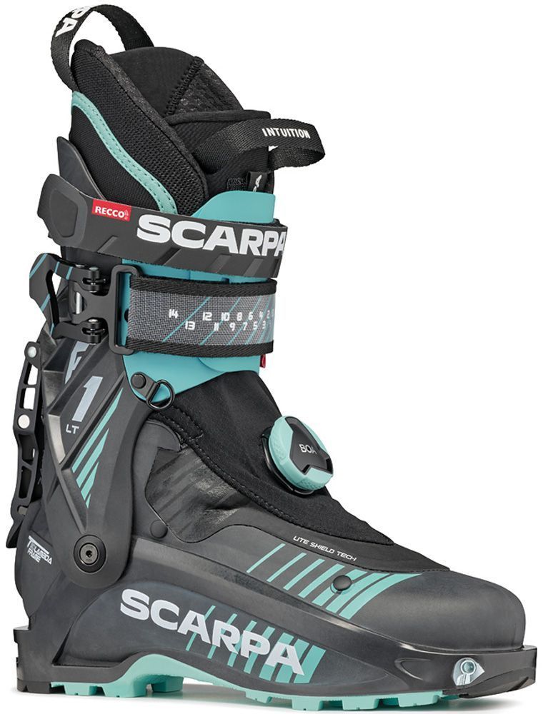 Scarpa F1 LT Wmn Carbon Damen 24/25 Skitourenschuh carbon/aqua Produktbild 0