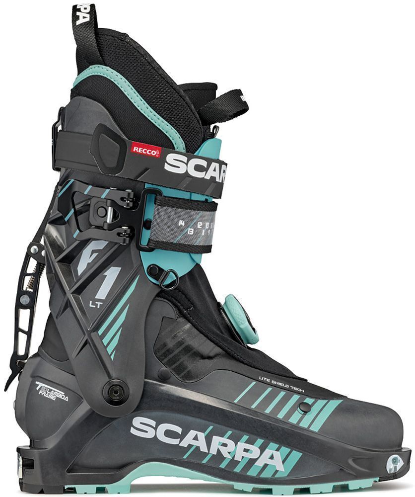 Scarpa F1 LT Wmn Carbon Damen 24/25 Skitourenschuh carbon/aqua Produktbild 1