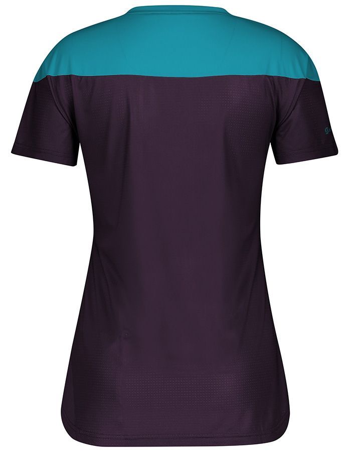 Scott Trail Flow Shirt Damen Kurzarmtrikot breeze blue/dark purple Produktbild 1
