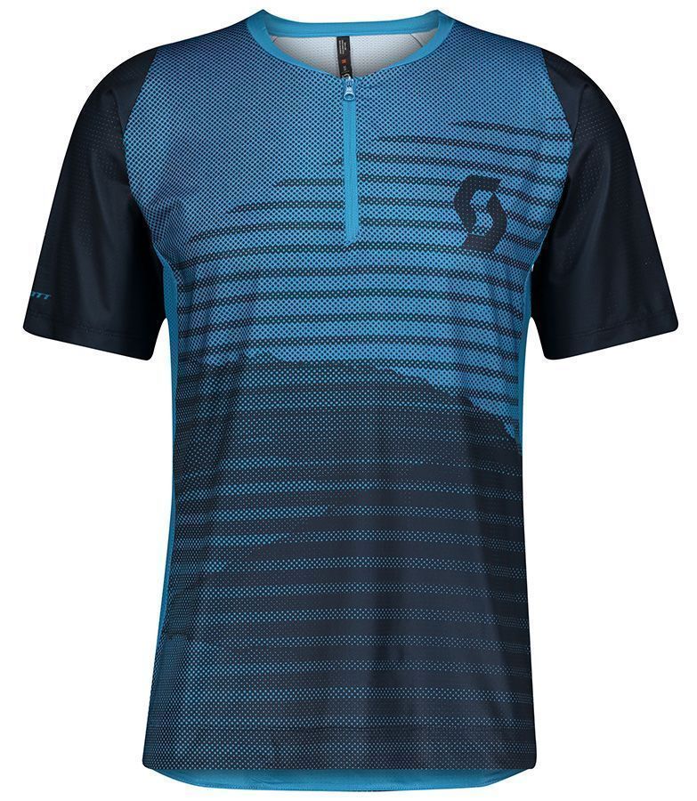 Scott Trail Vertic Zip Shirt Herren Kurzarmtrikot midnight blue/atlantic blue Produktbild 0