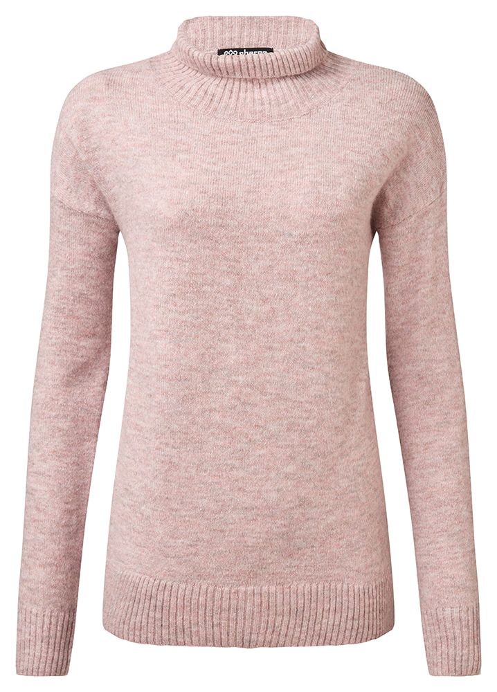 Sherpa Dali Mock Neck Damen Pullover blush Produktbild 0