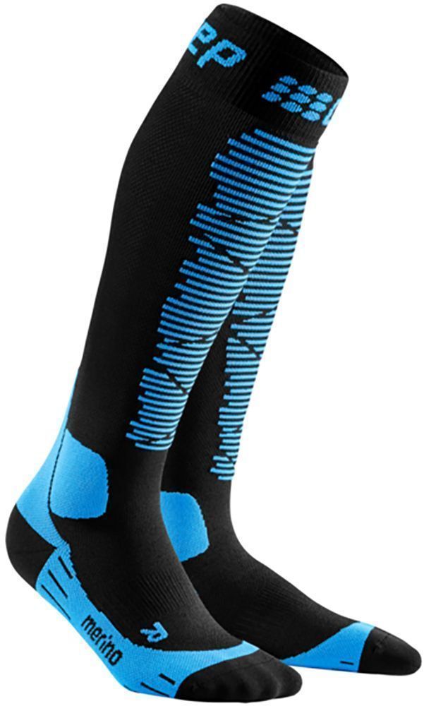 CEP Ski Merino Compression Socks Herren Skisocken black/blue Produktbild 0