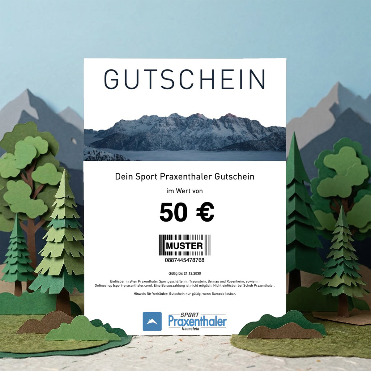 Sport Praxenthaler Sofort-Gutschein (zum Selbstausdrucken)