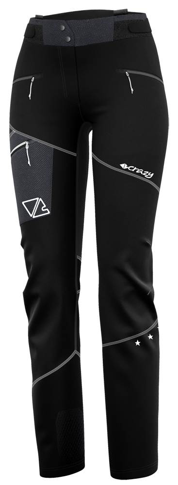 Crazy Idea Pant Inspire Damen Skitourenhose black Produktbild 0