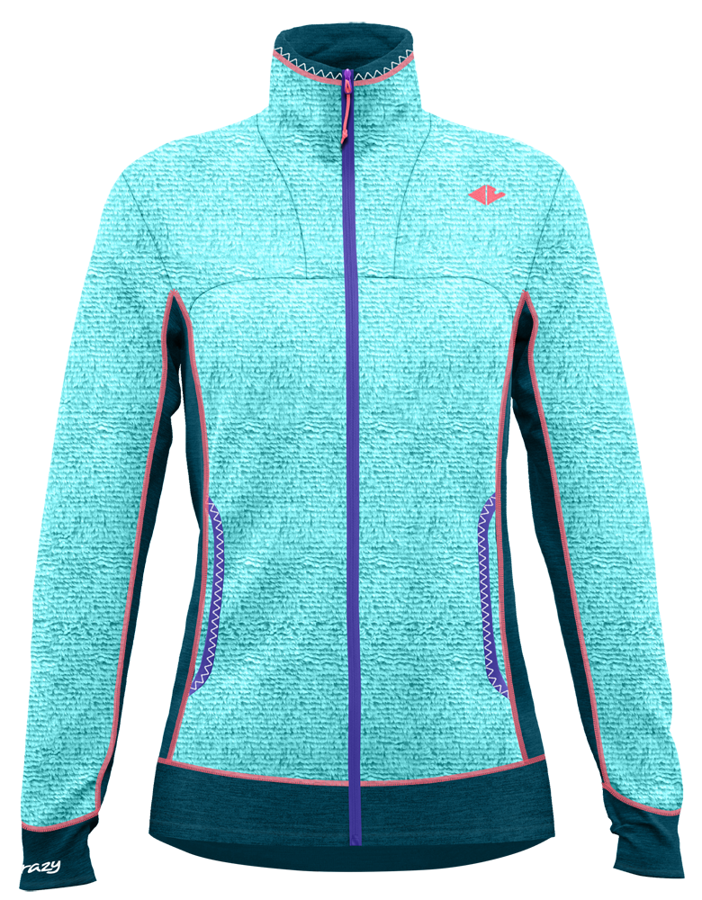 Crazy Idea Pull Exit Extrafleece Damen Jacke frozen Produktbild 0