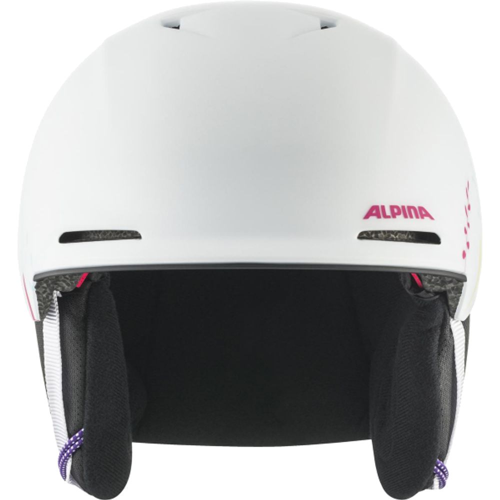 Alpina Brix JR Kinder Skihelm white-graphic-matt Produktbild 1
