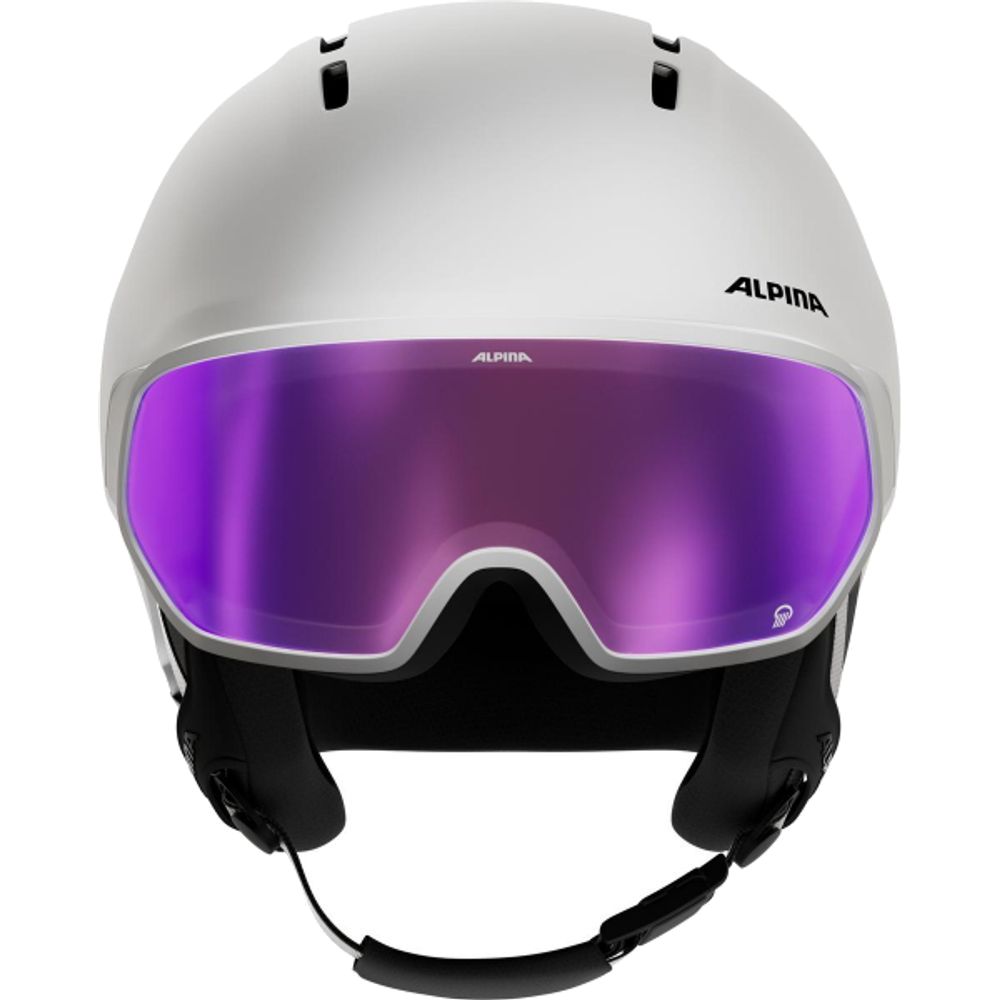 Alpina Vizzard Q Mips Skihelm white-matt Produktbild 1