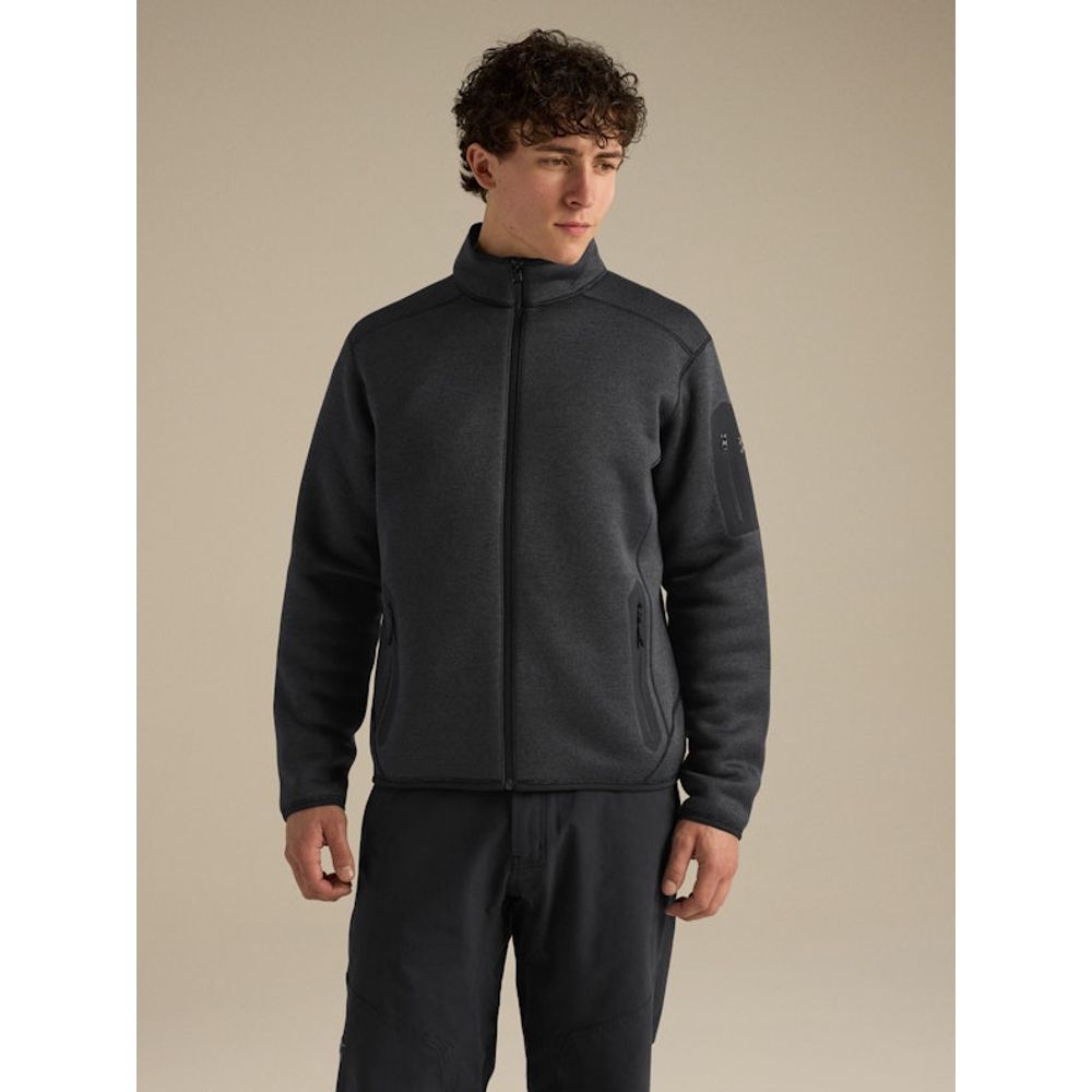 Arcteryx Covert Cardigan Herren Fleecejacke black heather Produktbild 1