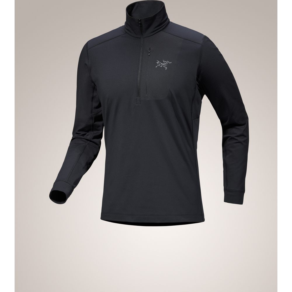 Arcteryx Rho LT Zip Neck Herren Funktionsshirt black Produktbild 6