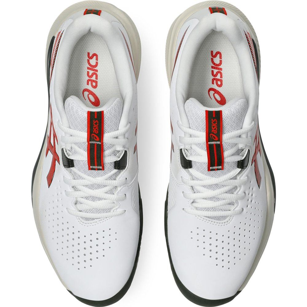 Asics Gel-Challenger 15 Clay Herren Tennisschuh white-cherry-tomato Produktbild 2