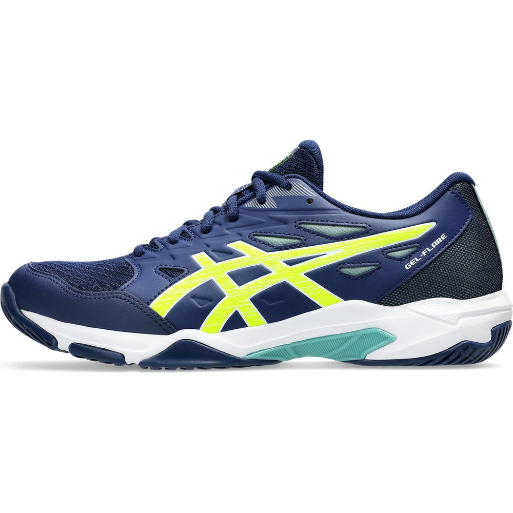 Asics Gel-flare blue expanse Herren Laufschuh safety yellow Produktbild 0