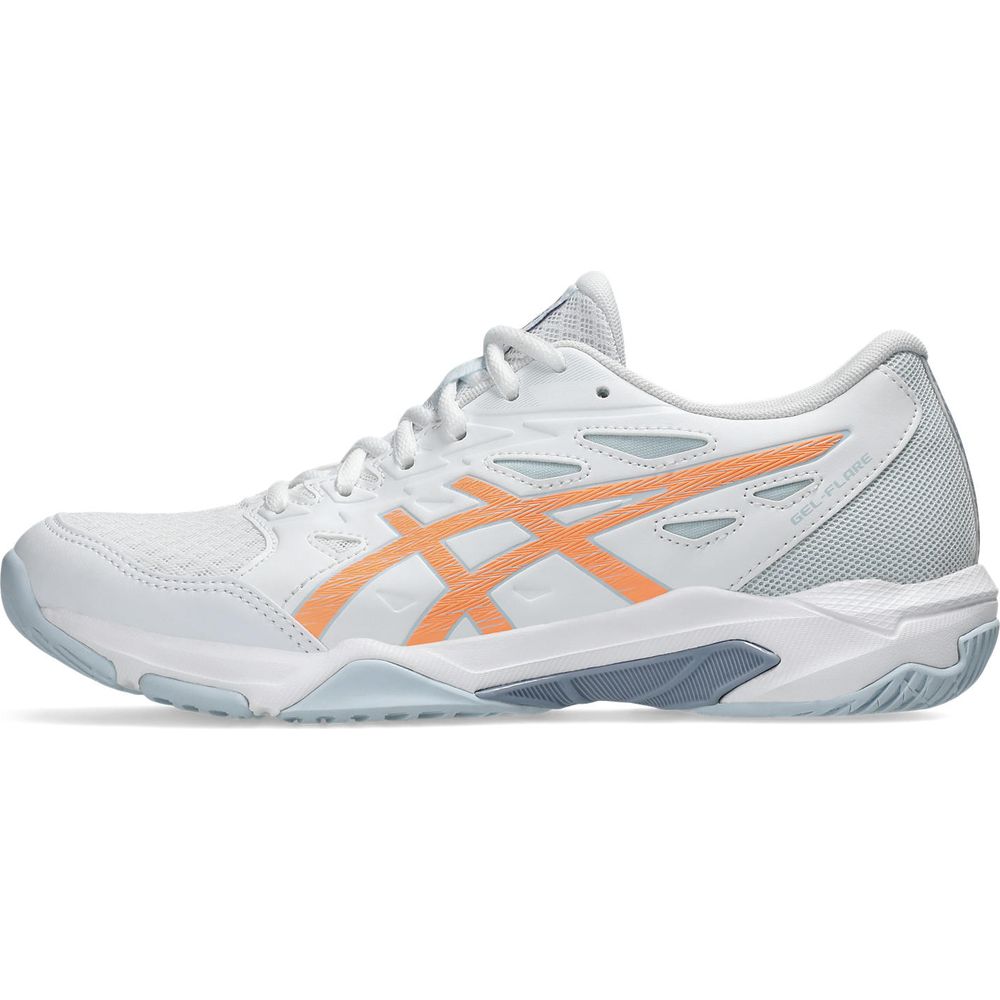 Asics Gel-flare Damen Laufschuh white bright sunstone Produktbild 0