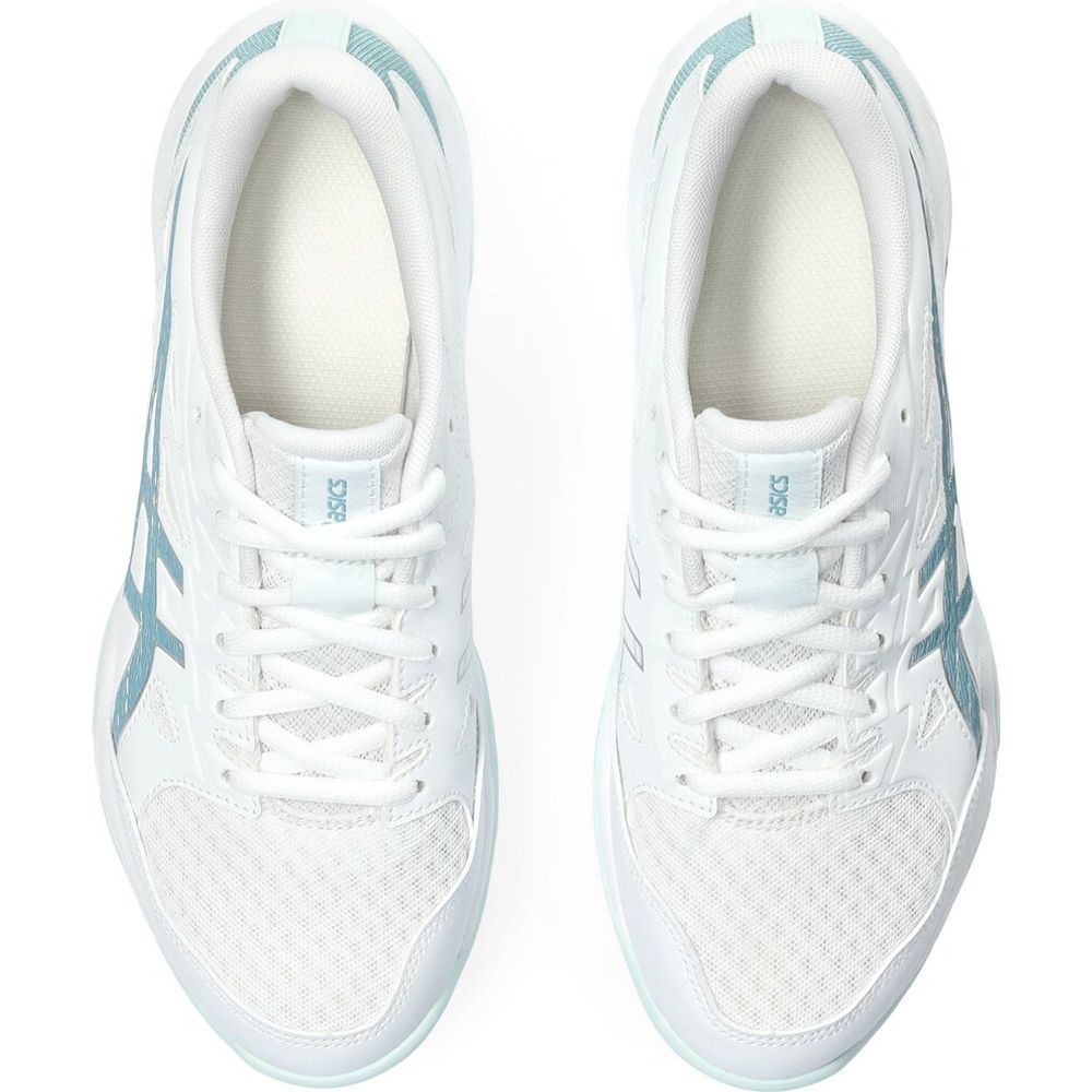Asics Gel-flare Damen Laufschuh white gris blue Produktbild 2