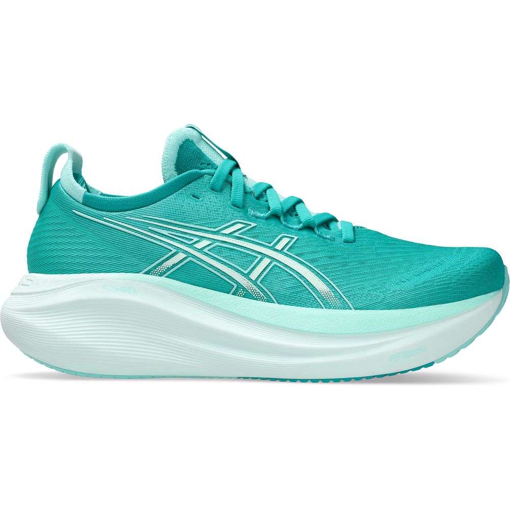 Asics Gel-nimbus 27 Damen Laufschuh wave teal illuminate mint Produktbild 0