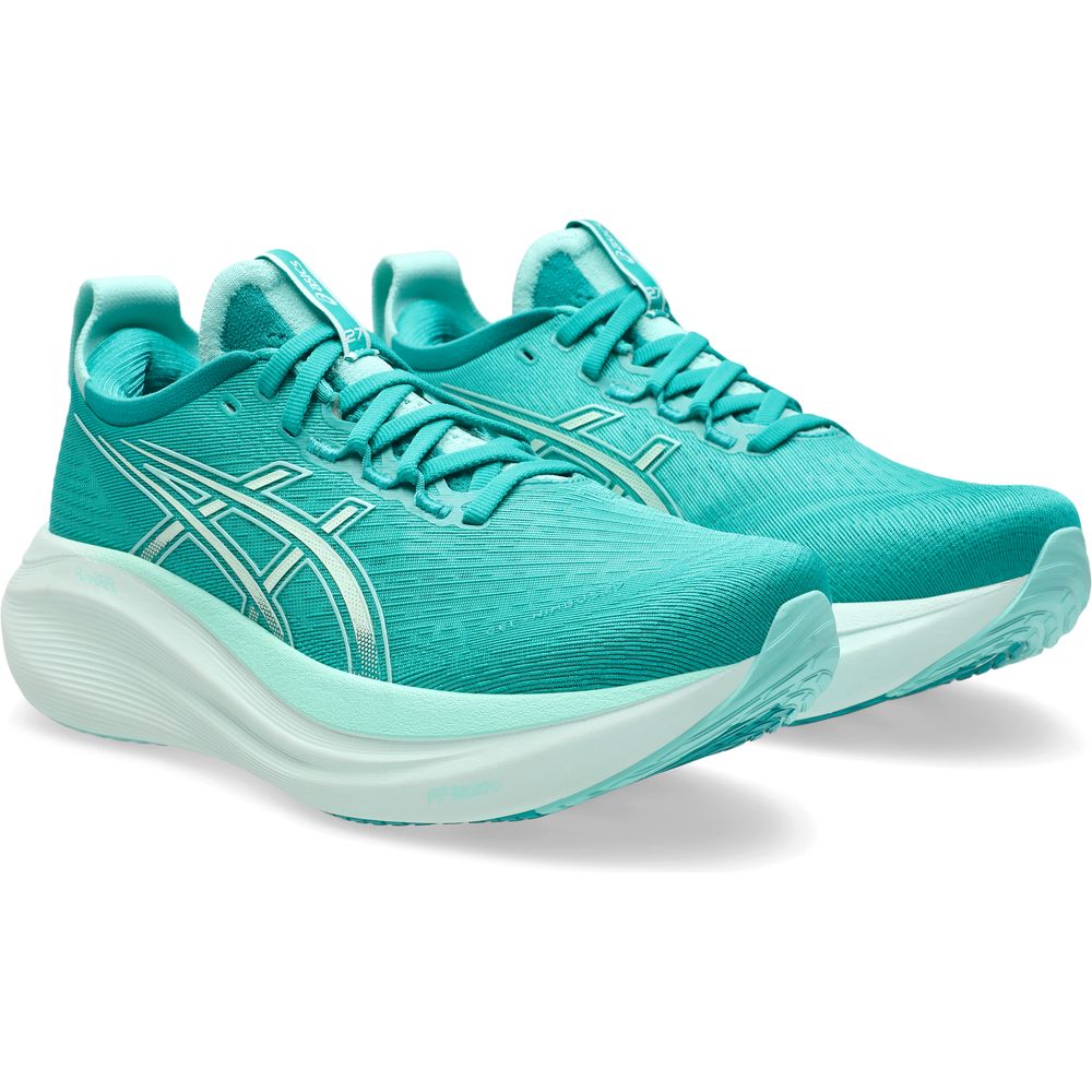 Asics Gel-nimbus 27 Damen Laufschuh wave teal illuminate mint Produktbild 4