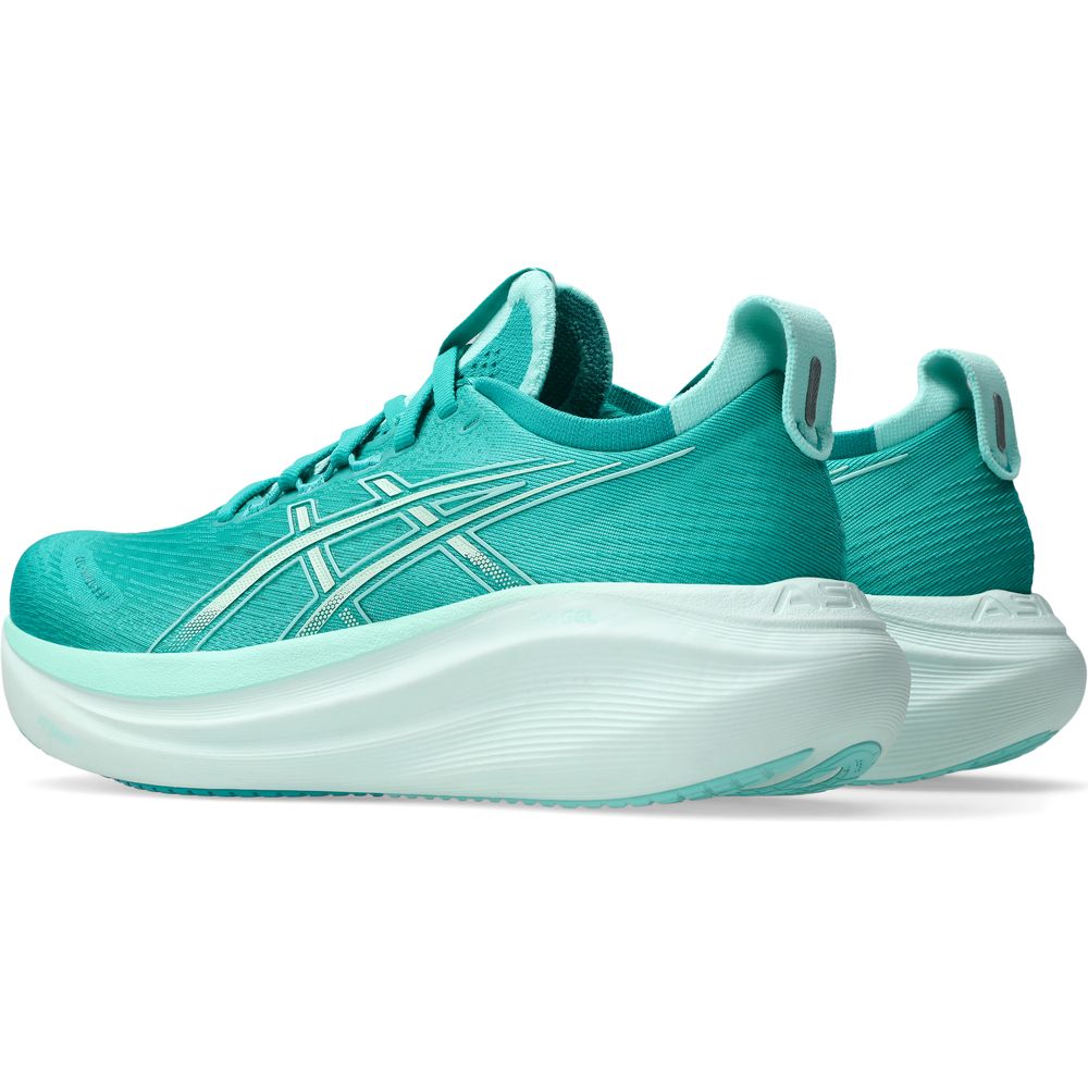 Asics Gel-nimbus 27 Damen Laufschuh wave teal illuminate mint Produktbild 5