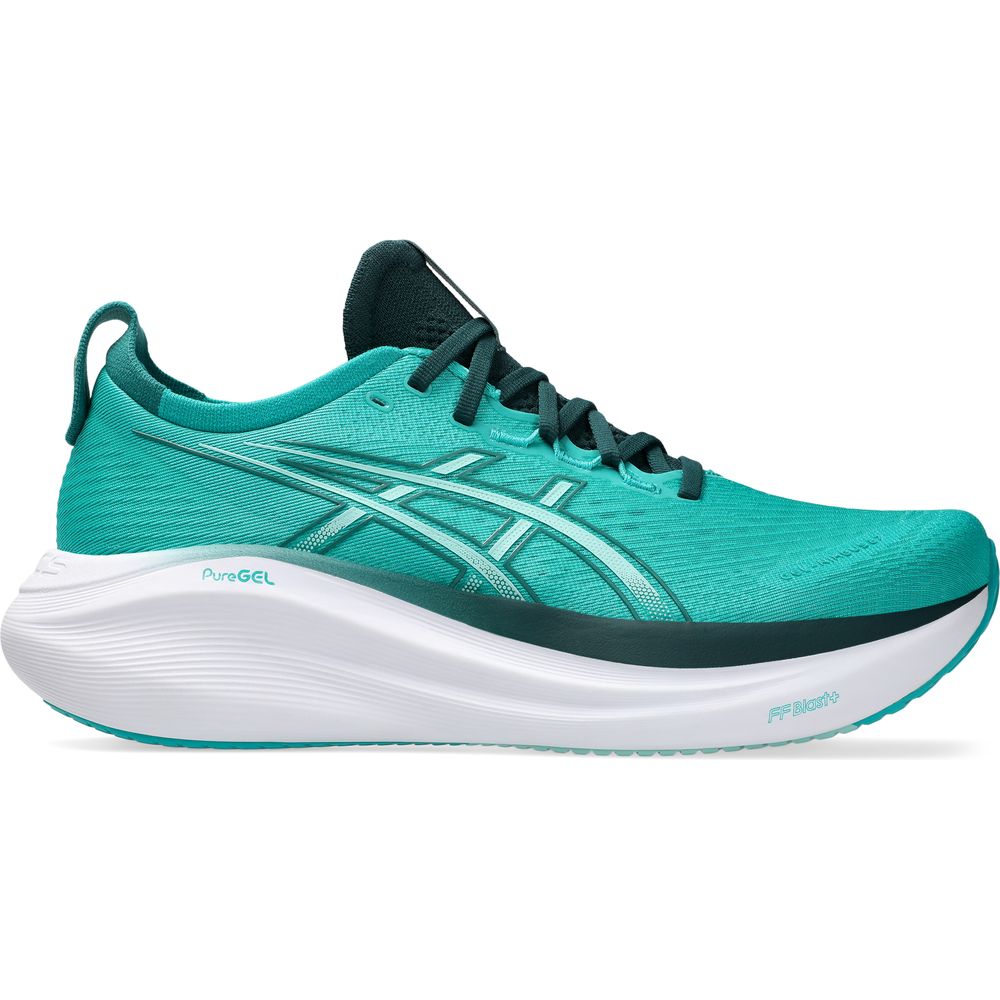 Asics Gel-nimbus 27 Laufschuh wave teal saxon green Produktbild 0