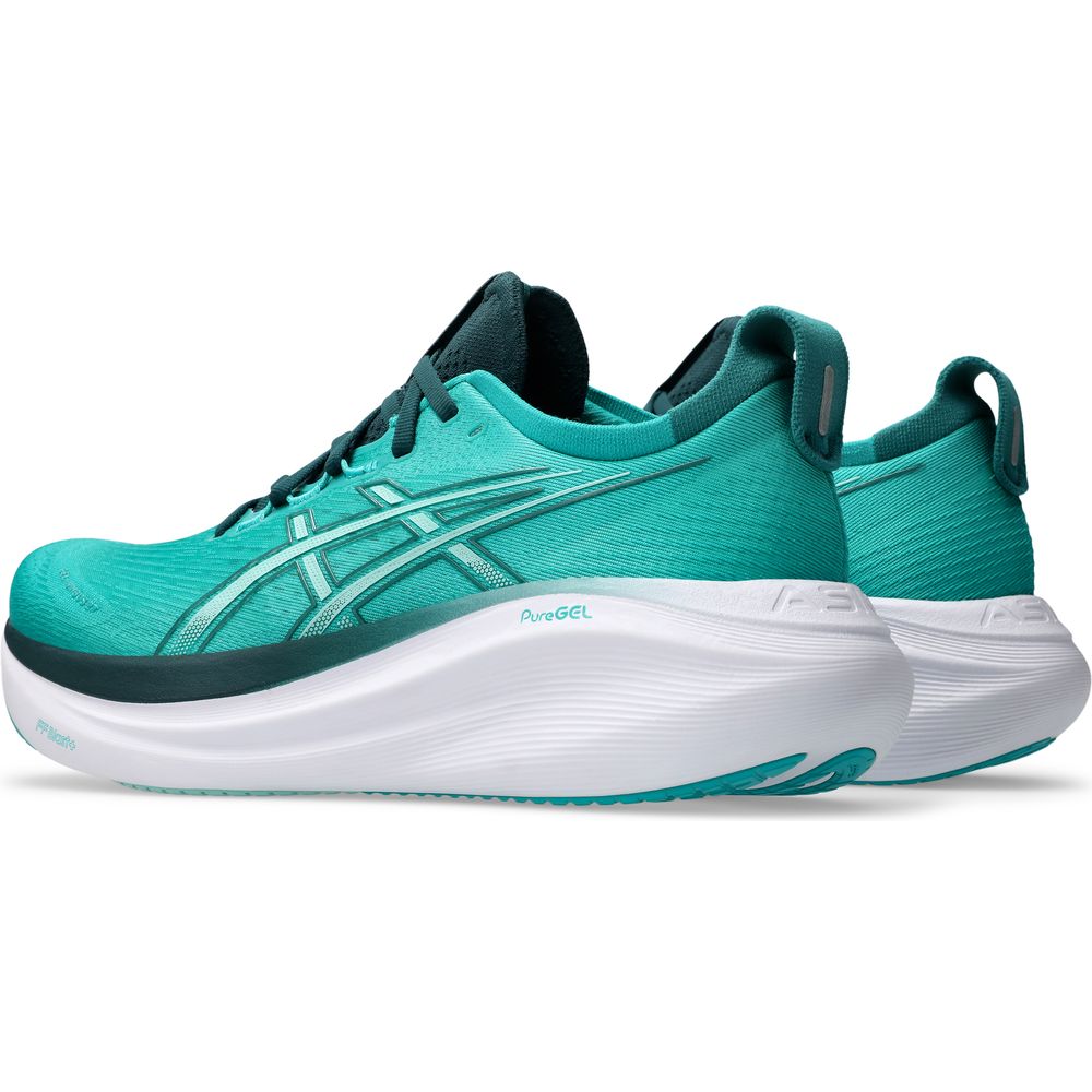 Asics Gel-nimbus 27 Laufschuh wave teal saxon green Produktbild 5
