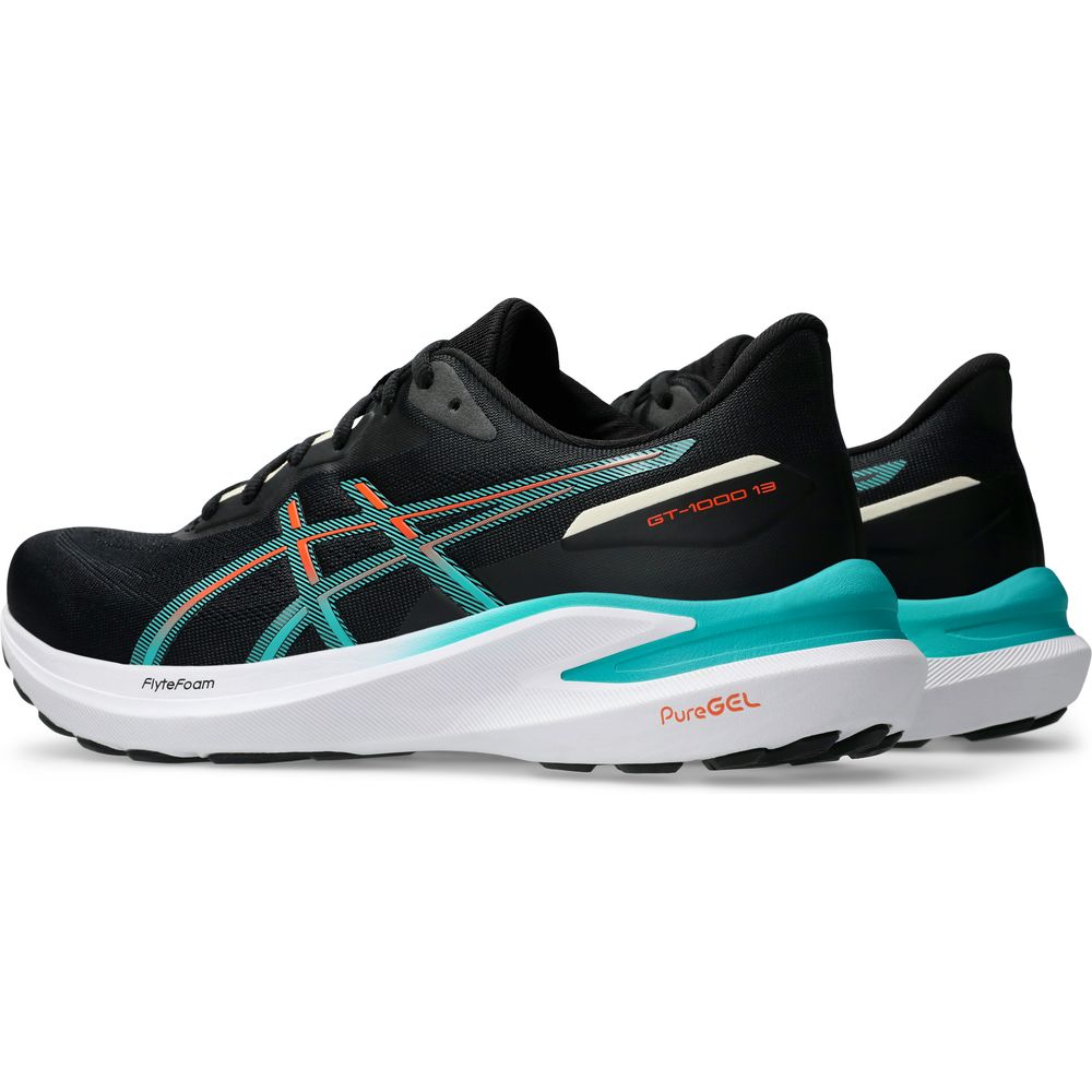 Asics Gt-1000 13 Herren Laufschuh black wave teal Produktbild 5