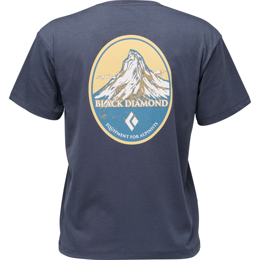 Black Diamond Heritage Badge Damen T-Shirt charcoal Produktbild 1