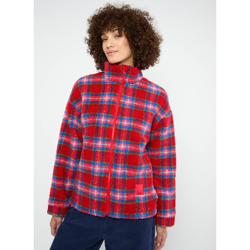 Blutsgeschwister Arctic Leisure Damen Fleecejacke tartan teddy Produktbild 1