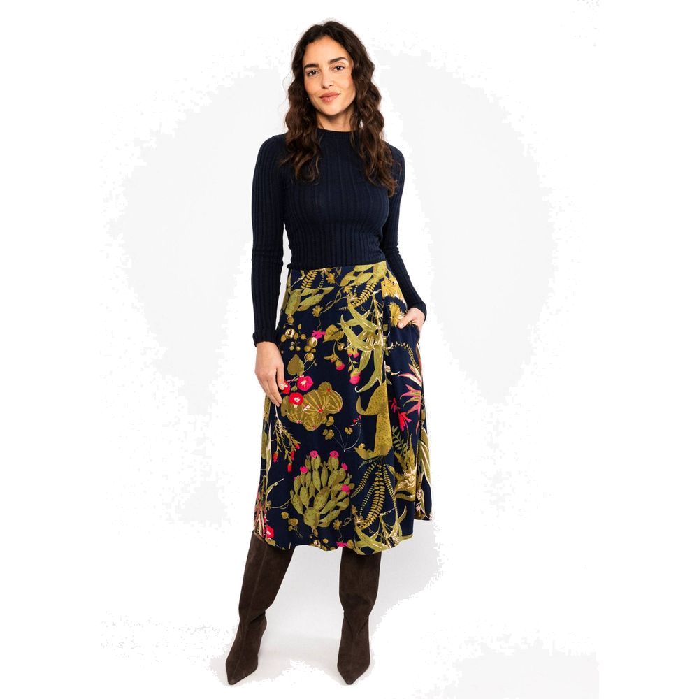 Blutsgeschwister Flowtime Damen Midirock western-romance Produktbild 4