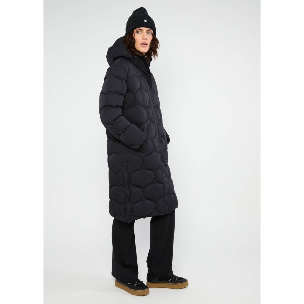 Blutsgeschwister NO Down Mister Damen Wintermantel falling into deep black Produktbild 1